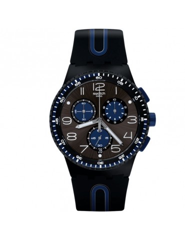 Orologio Swatch - Kaicco Cronografo 42mm Blu Nero - SUSB406