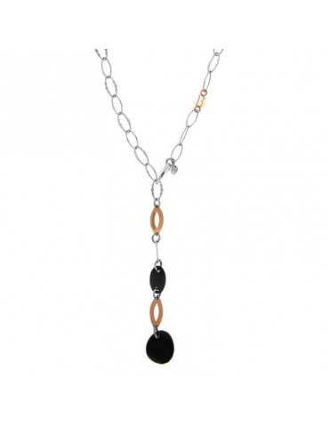 Boccadamo Necklace Black Swarovski Crystals for Woman - 0