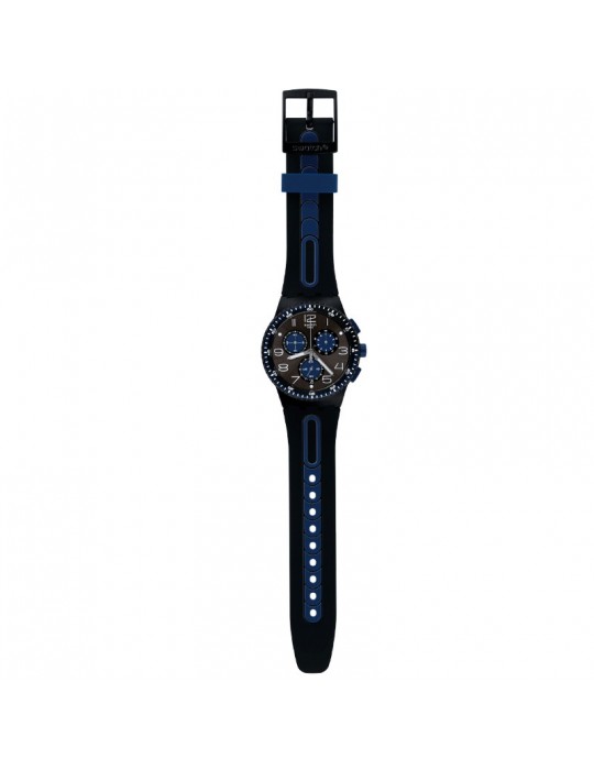Orologio Swatch - Kaicco Cronografo 42mm Blu Nero - SUSB406