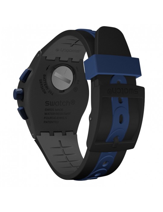 Orologio Swatch - Kaicco Cronografo 42mm Blu Nero - SUSB406