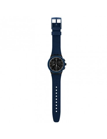 Orologio Swatch - X-District Blue Cronografo 42mm Blu - SUSB418 2