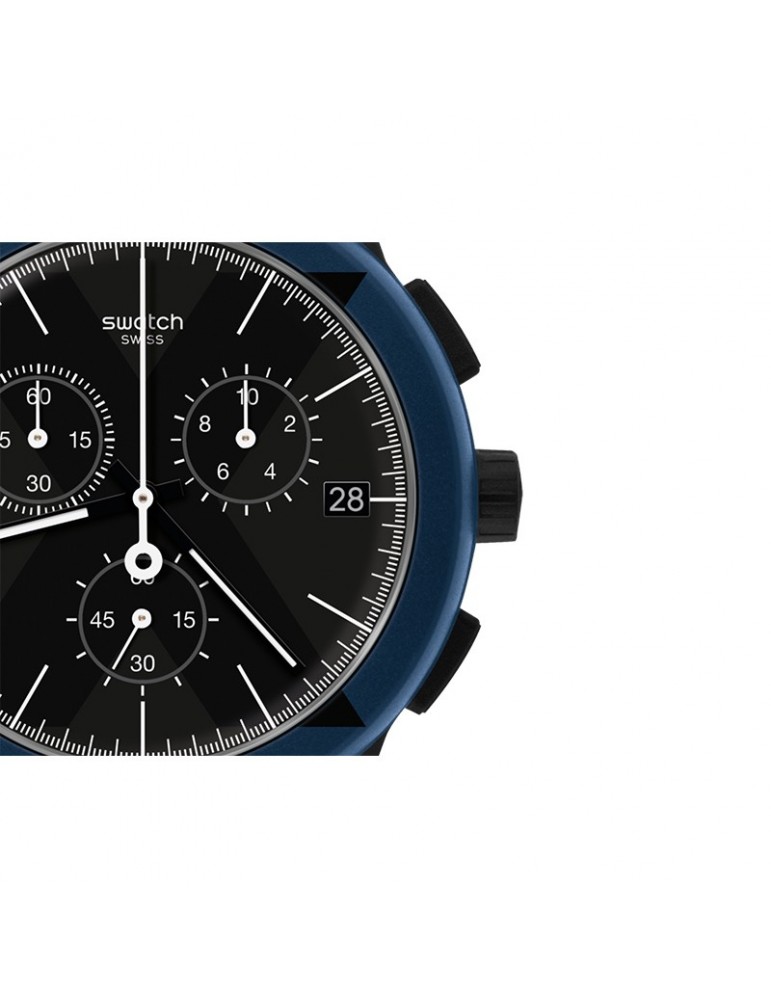 Orologio Swatch - X-District Blue Cronografo 42mm Blu - SUSB418