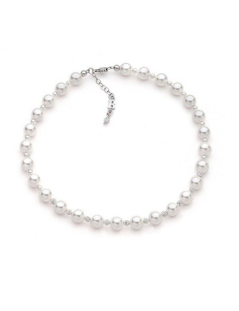 Collana Boccadamo con Perle Swarovski da Donna - 0