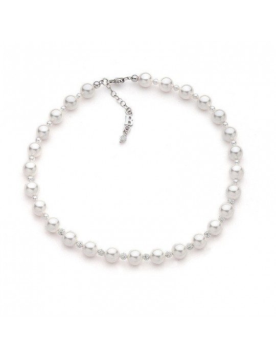 Boccadamo necklace with Swarovski pearls for Woman - 0