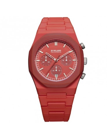 D1 Milano Men's Watch - Polychrono 40,5mm Red Blast Red - 0