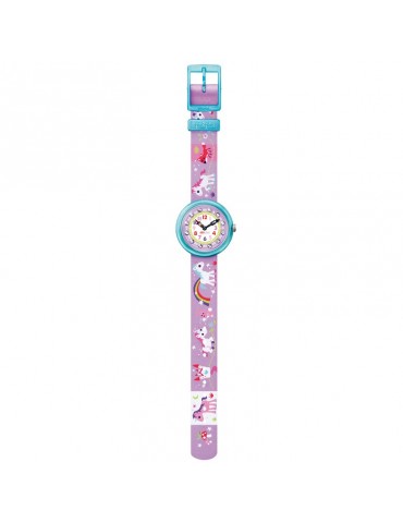Orologio Flik Flak - Magical Unicorns - Viola - 32mm -Unicorni-FBNP033 2