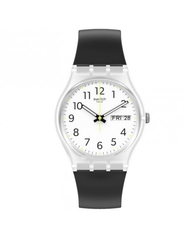 Swatch Watch - Monthly Drops Rinse Repeat Black 34mm White Black - 0