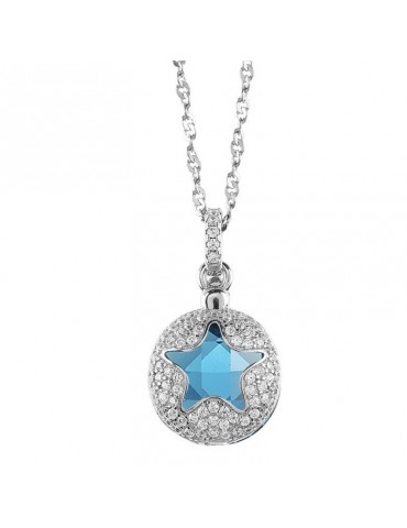 Boccadamo Woman's Necklace - with Star and Blue Crystal - 0