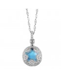 Boccadamo Woman's Necklace - with Star and Blue Crystal - 0
