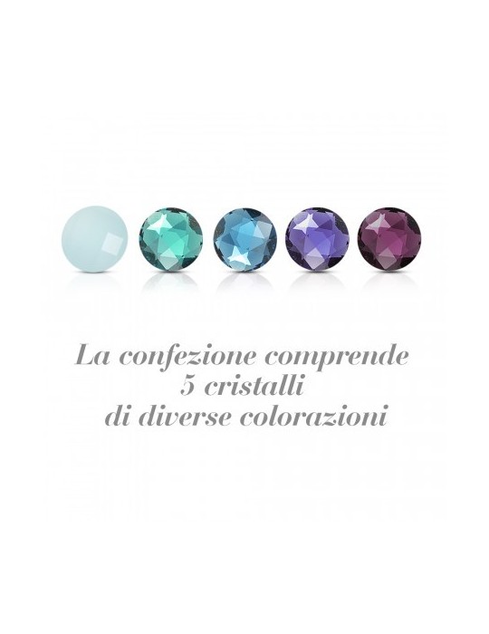 Collana Boccadamo Donna - con Stella e Cristallo Blu - 0