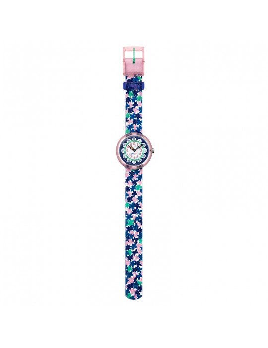 Flik Flak Watch - Flower - Only Time - Pink-32mm-Fiorellini-FBNP080