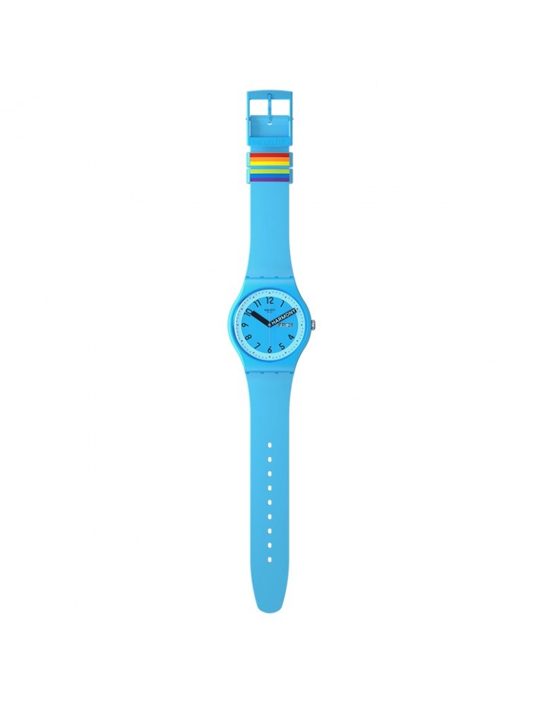 Swatch Watch - Pride - Proudly Blue - - Azure - 41mm - SO29S702