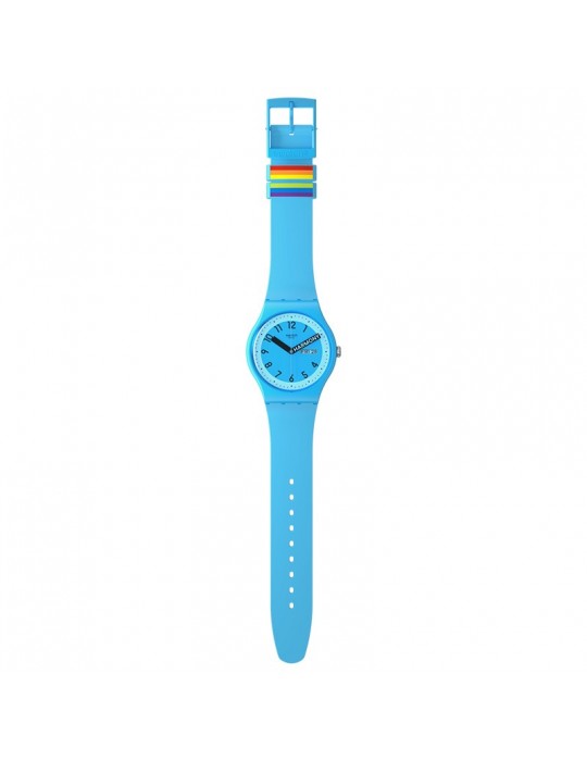 Swatch Watch - Pride - Proudly Blue - - Azure - 41mm - SO29S702
