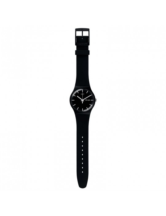 Orologio Swatch - Mono Black - Nero - 41mm - Lancette Bianche-SO29B704