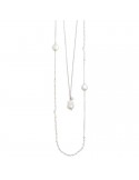 Boccadamo Woman's Necklace - Two Strands with Natural and Baroque Pearls - 0
