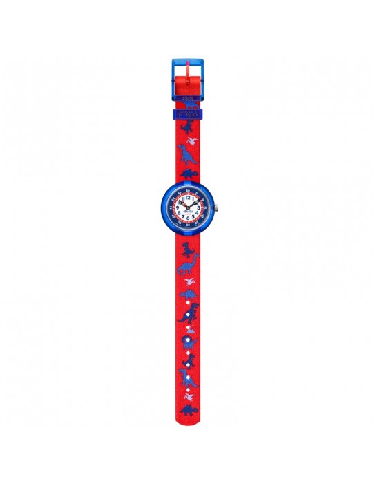 Orologio Flik Flak  - Dinosauritos - Rosso - 32mm - Dinosauri -FBNP117