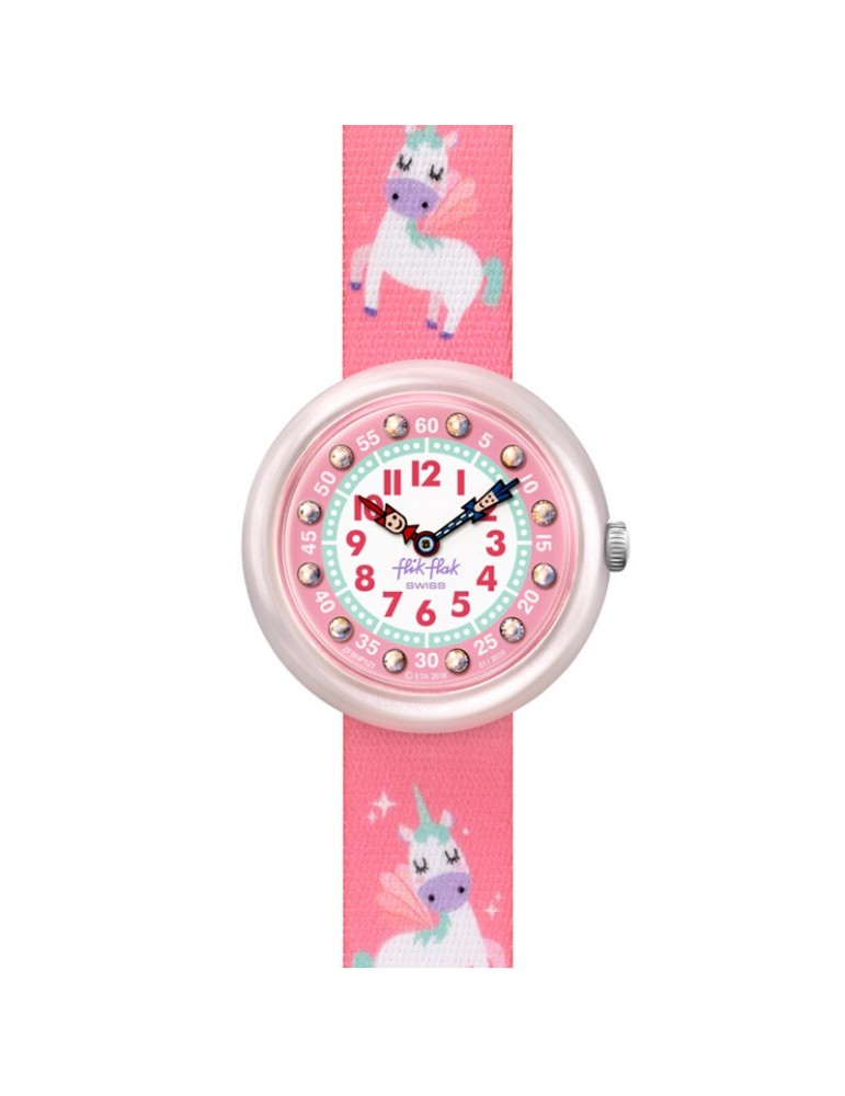 Flik Flak Watch Magical Dream Pink 32mm Unicorns FBNP121