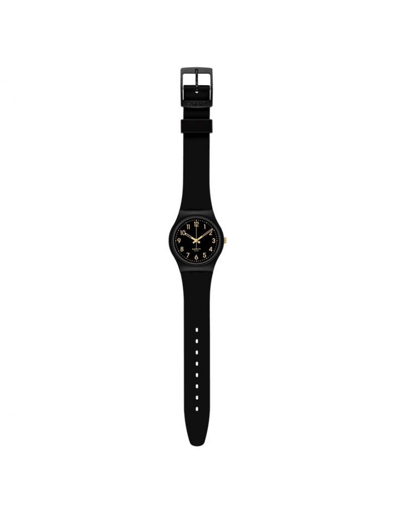 Orologio Swatch - Classic - Golden Tac - Nero - 34mm - Dorato-SO28B113