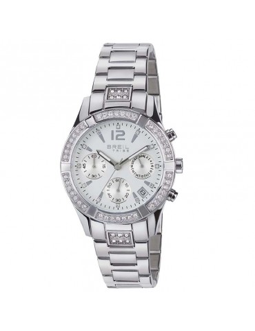 Breil Tribe Watch - C'est Chic - Silver - 36mm - White-Crystals-EW0275