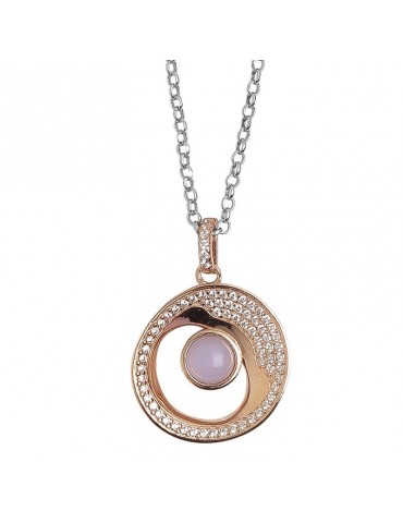 Collana Boccadamo con Pendente Eclissi di Luna e Cristallo da Donna - 0