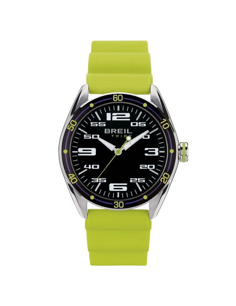 Orologio Breil Tribe - Score - Solo Tempo - Verde - 43mm - Nero-EW0637