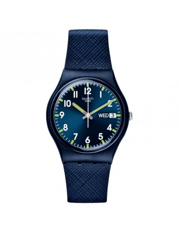 Orologio Swatch - Classic - Sir Blue - Tempo e Data - 34mm - Blu - SO28N702