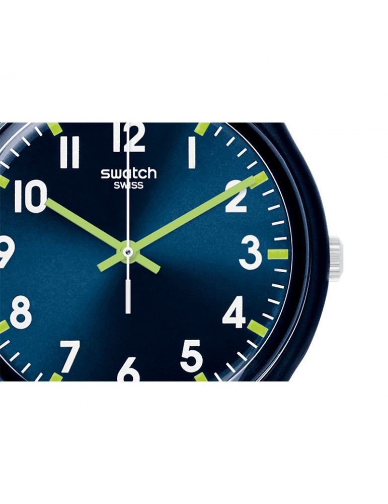 Orologio Swatch - Classic - Sir Blue - Tempo e Data - 34mm - Blu - SO28N702