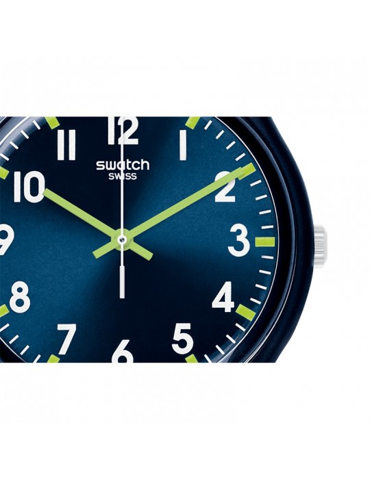 Swatch Watch - Classic - Sir Blue - Time and Date - 34mm - Blue - SO28N702