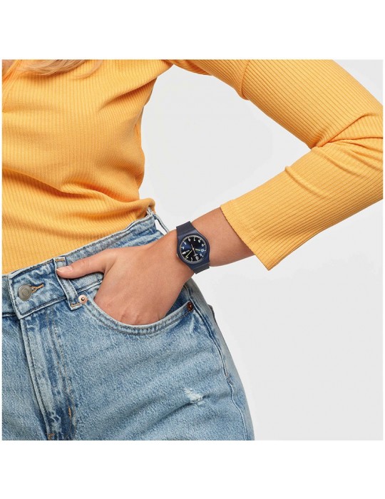 Swatch Watch - Classic - Sir Blue - Time and Date - 34mm - Blue - SO28N702
