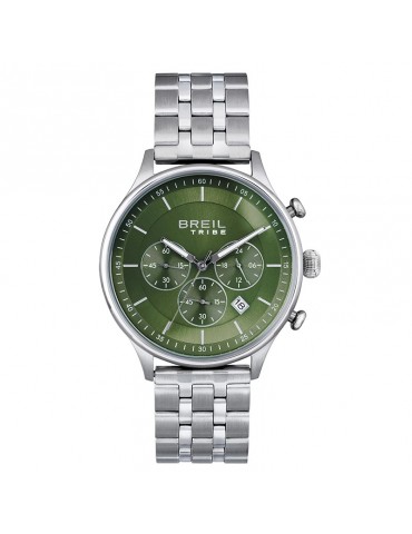 Orologio Breil Tribe - Classy - Cronografo - Silver -42mm-Verde-EW0641