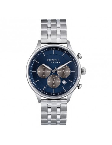 Orologio Breil Tribe - Classy - Cronografo - Silver - 42mm -Blu-EW0642