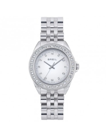 Orologio Breil - Hyper - Silver - 36mm - Bianco - Cristalli - TW1974