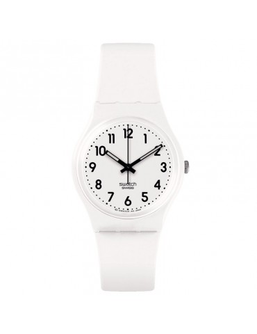 Swatch Watch - New Core - Just White Soft -34mm-White-SO28W107-S14