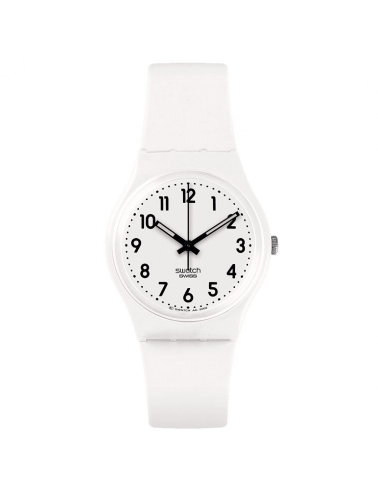 Swatch Watch - New Core - Just White Soft -34mm-White-SO28W107-S14