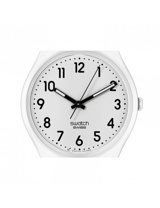 Orologio Swatch - New Core - Just White Soft -34mm-Bianco-SO28W107-S14