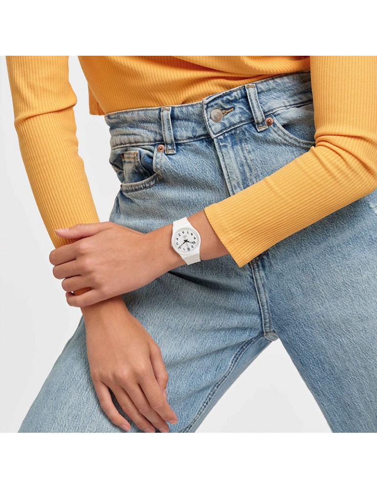 Orologio Swatch - New Core - Just White Soft -34mm-Bianco-SO28W107-S14