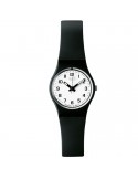 Swatch Watch - Something New Only Time 25mm Black White - LB153