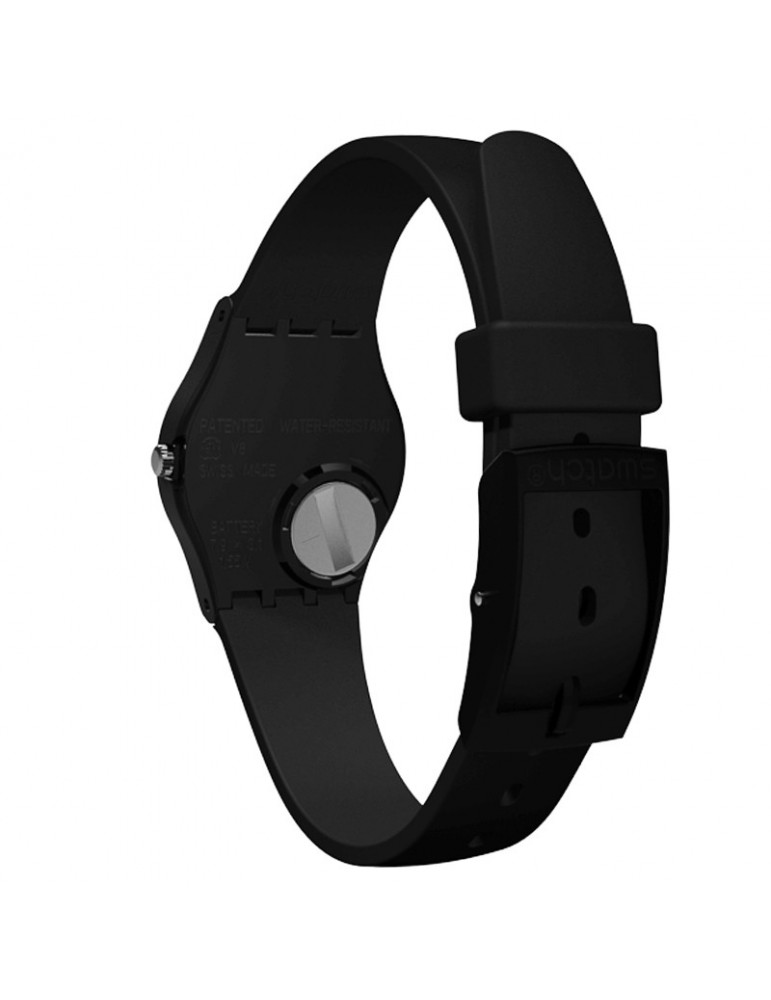 Swatch Watch - Something New Only Time 25mm Black White - LB153