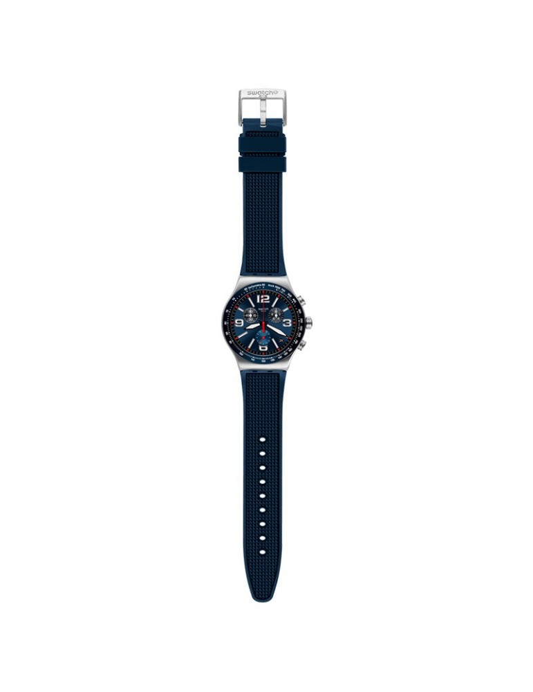Swatch Watch - Irony - Blue Grid - Chronograph - Blue - 43mm - YVS454