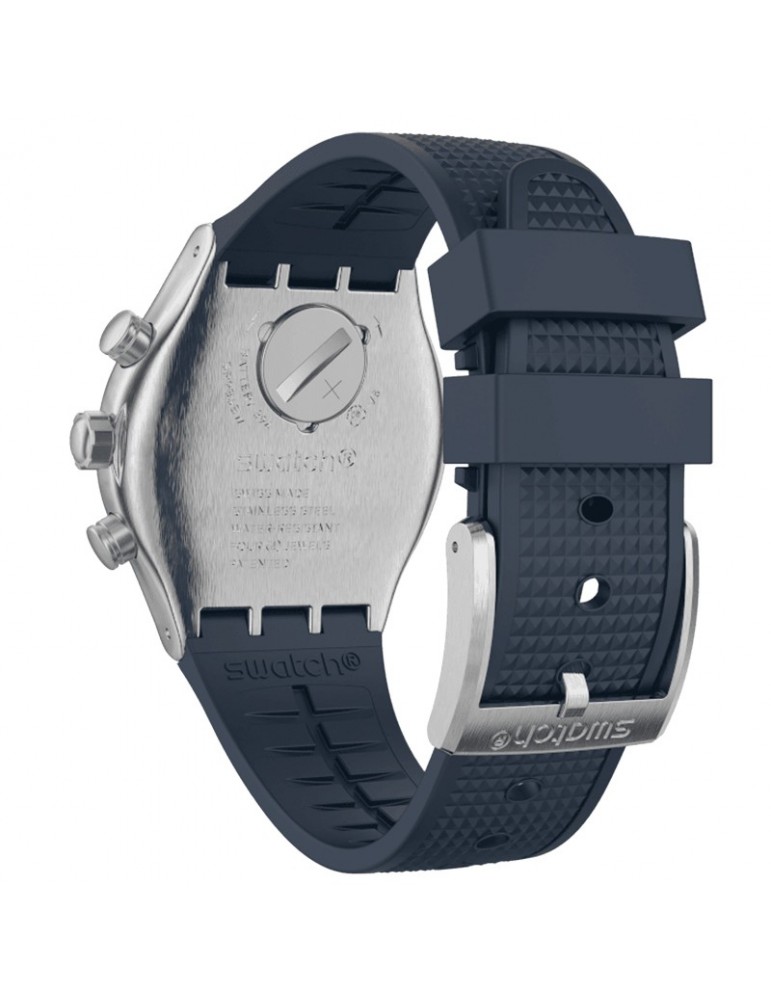 Orologio Swatch - Irony - Blue Grid - Cronografo - Blu - 43mm - YVS454
