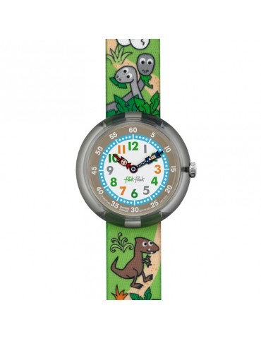 Orologio Flik Flak - Sauruses Return - 32mm - Verde -Dinosauri-FBNP048