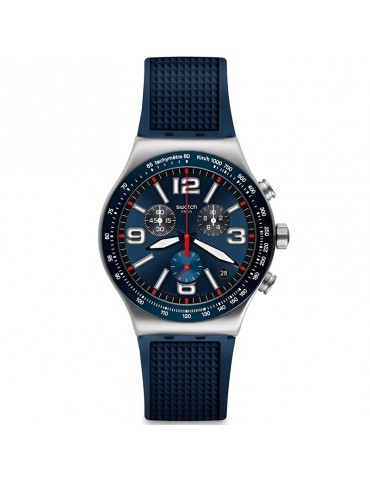 Orologio Swatch - Irony - Blue Grid - Cronografo - Blu - 43mm - YVS454