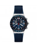 Orologio Swatch - Irony - Blue Grid - Cronografo - Blu - 43mm - YVS454