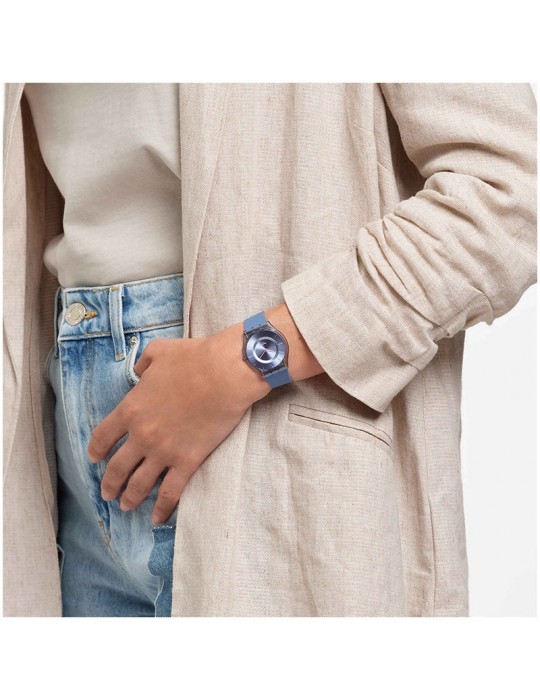 Swatch Watch - Denim Blue - Only Time - 34mm - Blue - SS08N100-S14