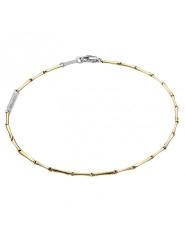 Chimento Bracelet - Tradition Gold Bamboo Classic in Yellow Gold and 18K White Gold 19.5cm - 0