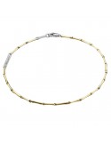 Chimento Bracelet - Tradition Gold Bamboo Classic in Yellow Gold and 18K White Gold 19.5cm - 0