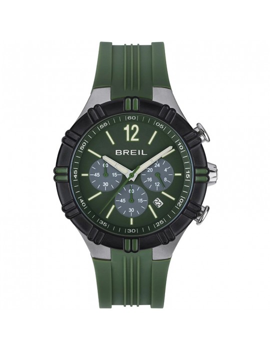Breil Men's Watch - B Rise - Chronograph - Green - 44mm - TW2003