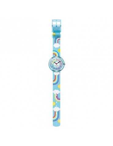 Orologio Flik Flak - Rainbow Dreams - Celeste -32mm-Arcobaleno-FBNP194 2