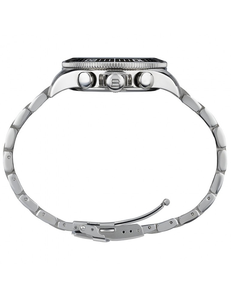 Breil Men's Watch - Manta 1970 - Solar - Silver-44mm-Black-TW2009