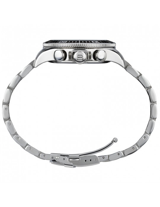 Breil Men's Watch - Manta 1970 - Solar - Silver-44mm-Black-TW2009